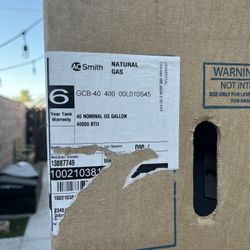 BRAND NEW WATER HEATER AND TOILET