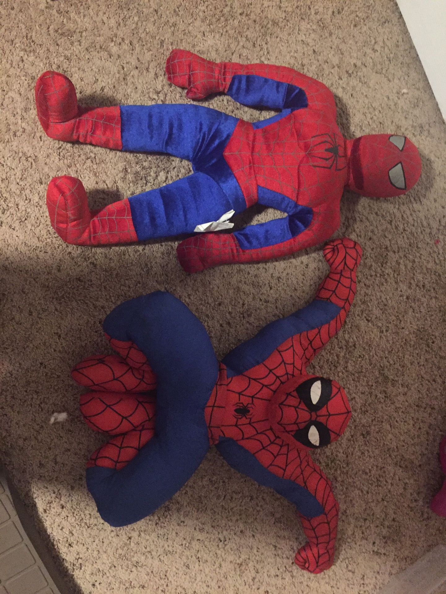 Large Spider-Man stuffed toys