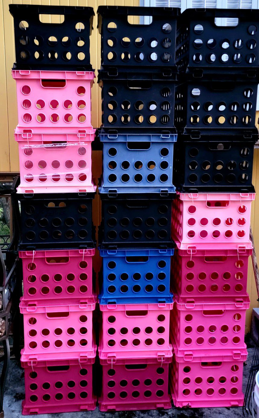 Crates Plastic 21 Pcs Total