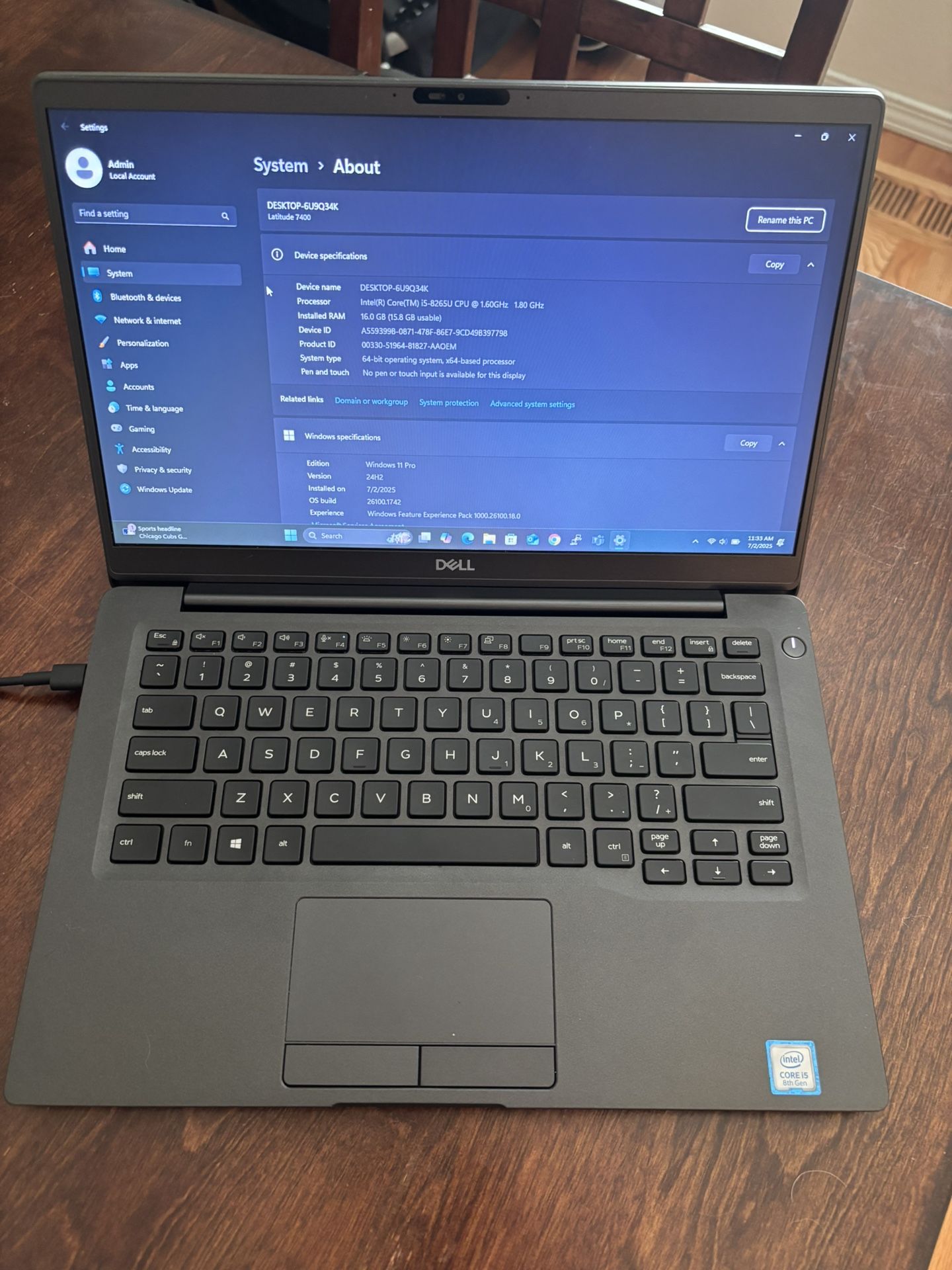 Dell Latitude 7400 Laptop