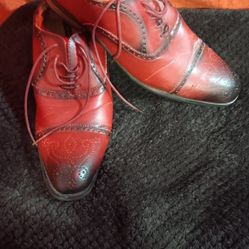 Vincent Cavallo Wingtip Shoes Size 13