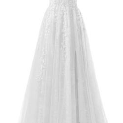 Amazon White Dress (Never used) Sz:16