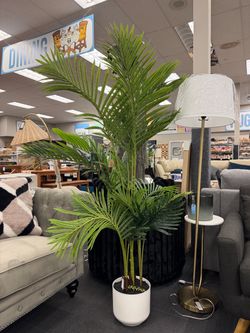 Faux Palm Tree, 11.4 in, Green