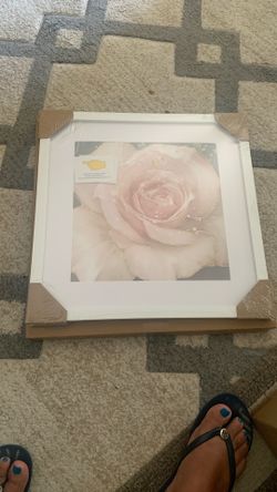 VNVNK 16x16 Frame White, Perfect for 16x16 Inch Picture without Mat or 12x12 Inch Picture with Mat, Home Wall Decor Picture Frame-1 PCS