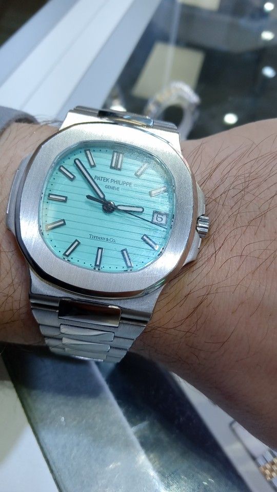 18k Solid Gold Full Aftermarket Genuine Movment Tiffany Patek