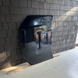 OEM 2015 Toyota 4Runner Hood and Aftermarket Hood with Scoop 