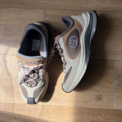 Gucci Run Sneaker 'Light Grey Brown'