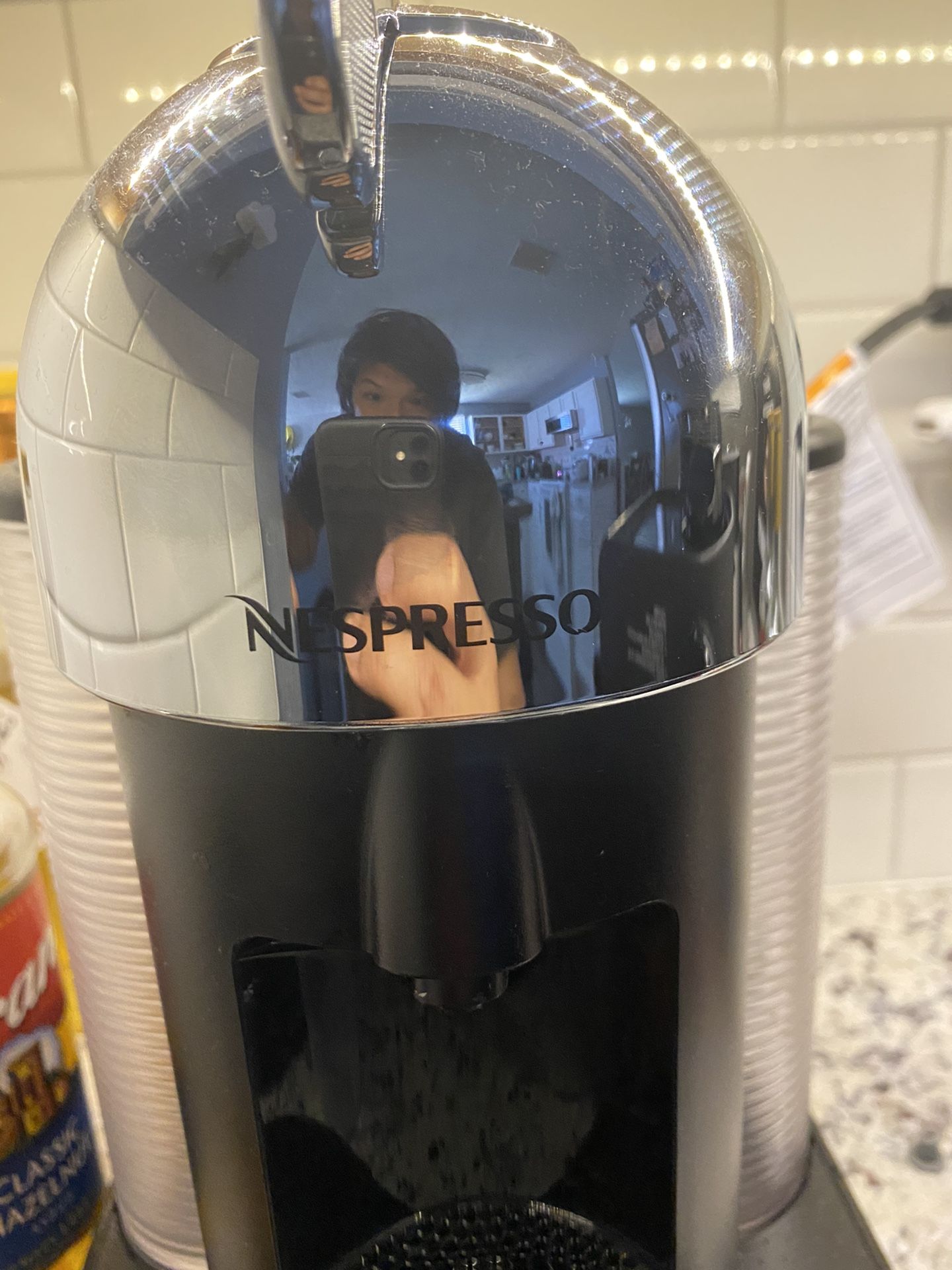 Breville nespresso machine coffee cafe espresso