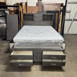 Queen Captains Bed $399