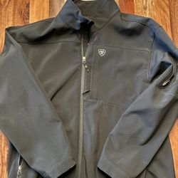 ARIAT Black Bomber Jacket, Xl