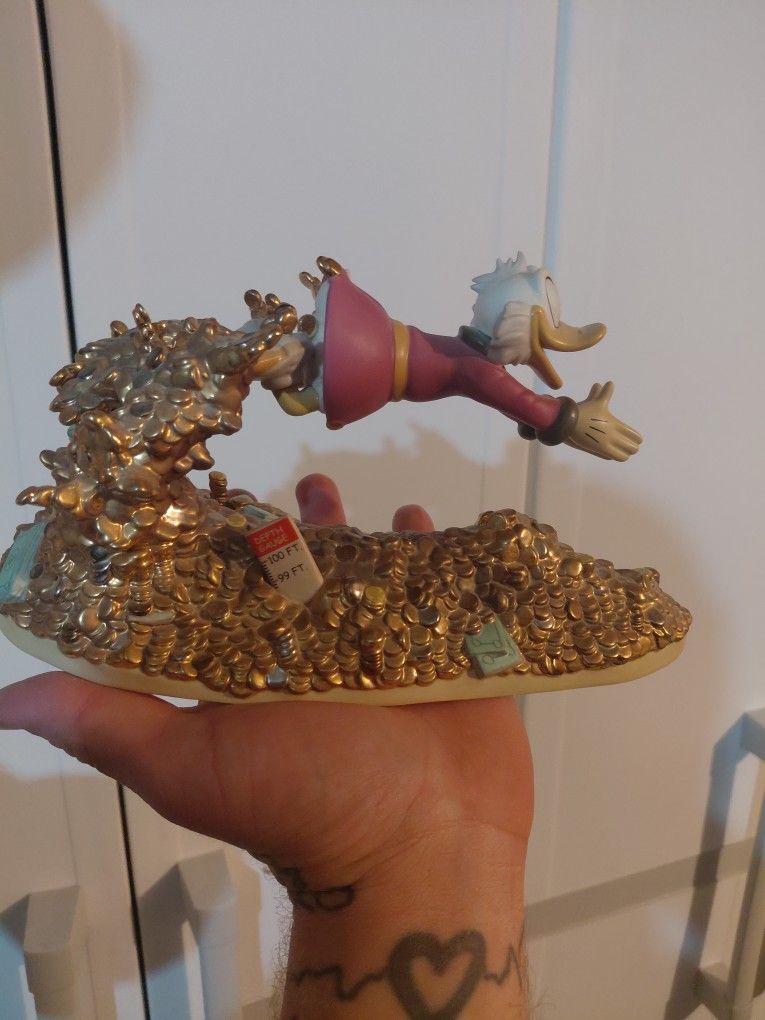 Scrooge Duck Figurine