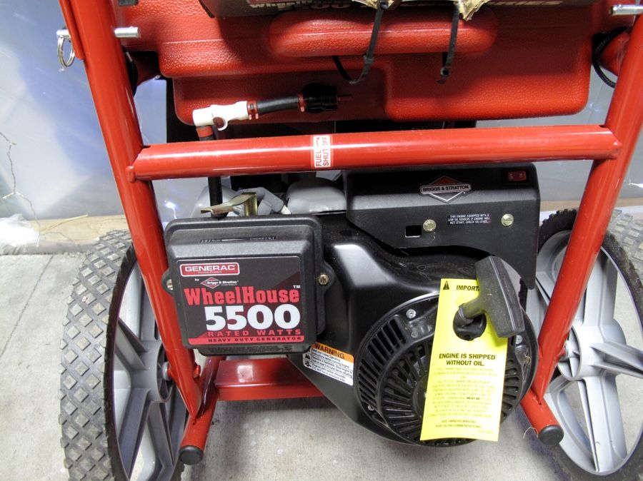Generac Wheelhouse 5500 Watts Heavy Duty Portable Generator NEW! for