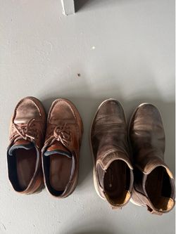 Two pair of men’s size 7.5 (40) ECCO and Clark’s
