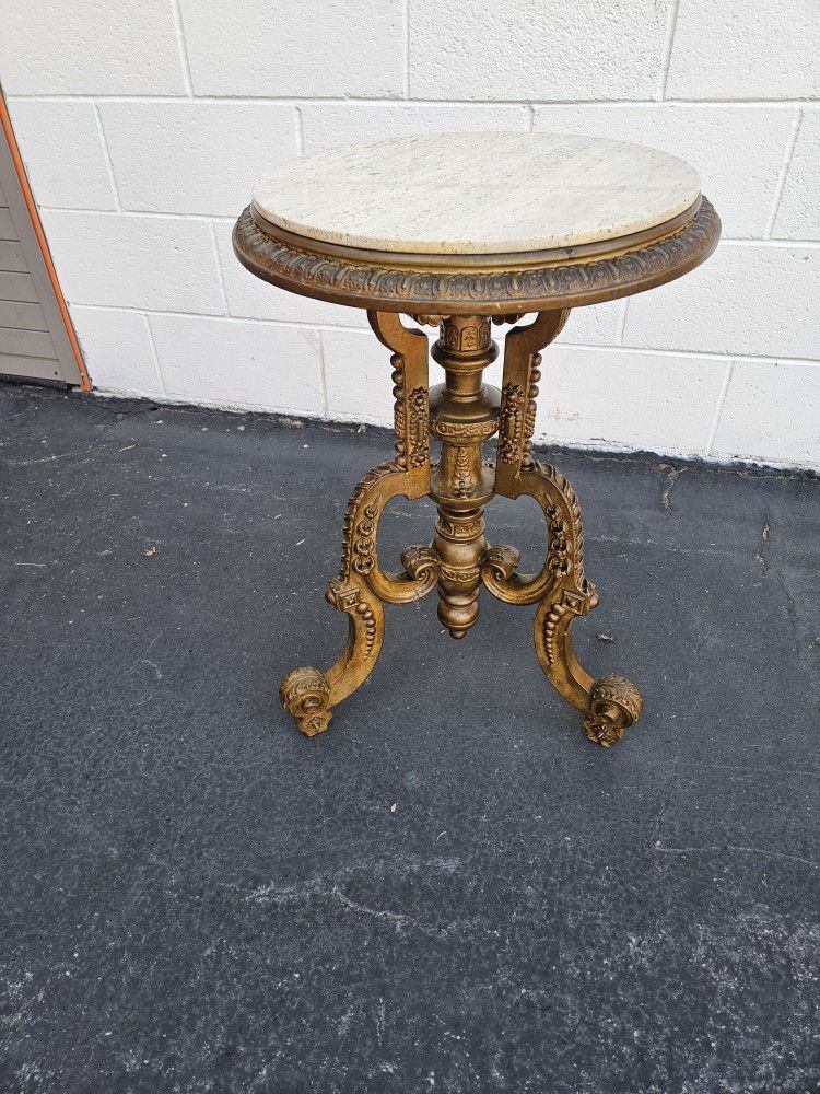 Antique Marble Stand