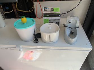 Free cat water fountains