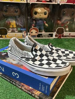 Checkered Vans Slip On