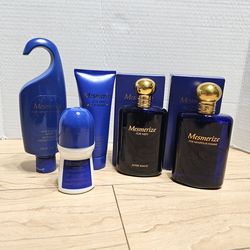 Avon Mesmerize for Men 5 Pc Set: Cologne, After Shave, After Shave Conditioner, Body Wash, & Deodorant / *NEW - UNUSED