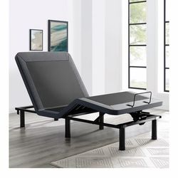 Adjustable head incline bed frame.