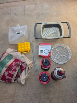 Camping Gear Lot with Coleman Propane Hose