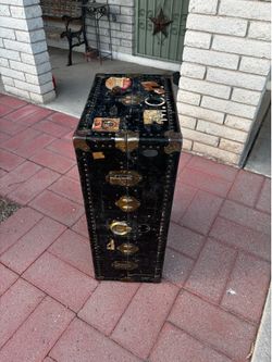 Antique steamer/wardrobe trunk
