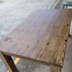 Dining Table Dining room Kitchen Table Wood Set 68lX40wX30h