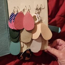32 Pair Earrings With Book Type Holder 