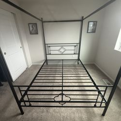 Canopy Bed Frame - Queen Size Bed