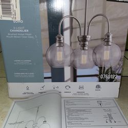 3 Light Chandelier 