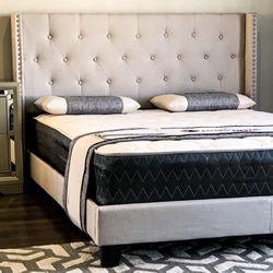 Complete Bed Frame With New Mattress/Full $299/Queen $349/King $429