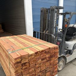 Fence Pickets Redwood 1x6x6