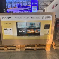 85 “ Sony smart 4K BRAVIA HDR 120HZ TV