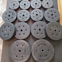 220lb Standard 1inch Weight Plate Set 