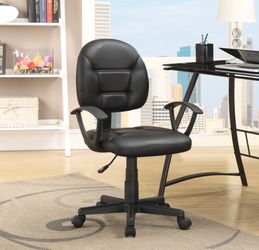 Padded Black Adjustable Height Chair ONLY $99- SALE!
