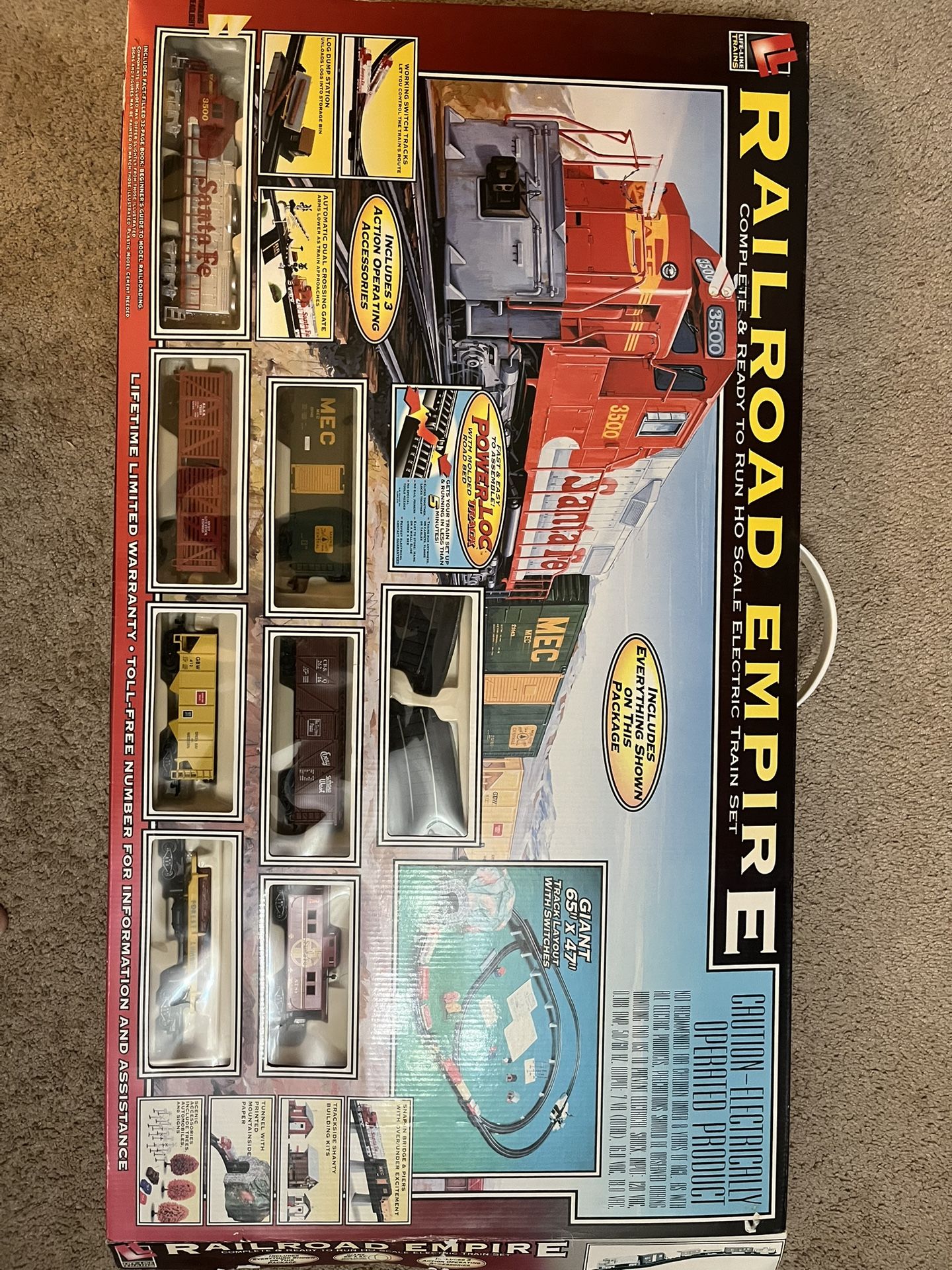 Life-Like HO Scale train Set