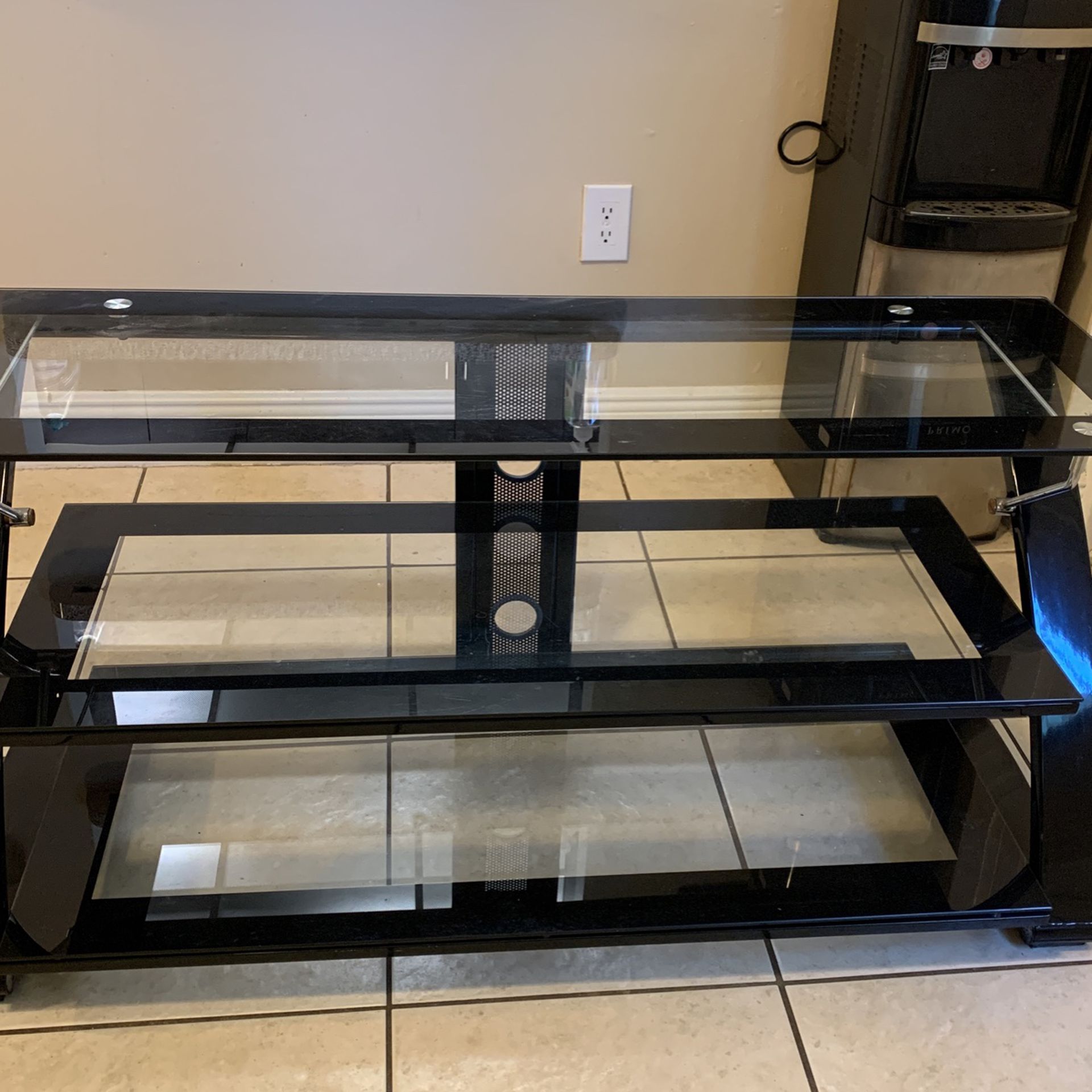 Modern 50” Glass TV Stand 