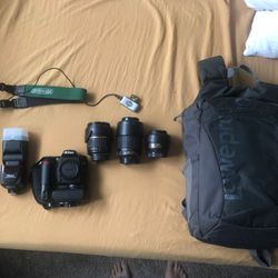 Nikon D90, Lenses, and Flash Bundle