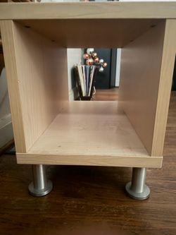 Small wooden furniture.
