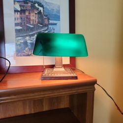 Antique Bankers Desk Lamp