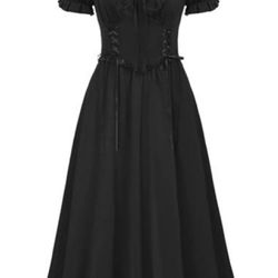 Scarlet Darkness Black Dress Short 