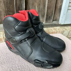 Mens Alpinestars S-MX2 Vented Motorcycle Boots Size 8 Great Condition!