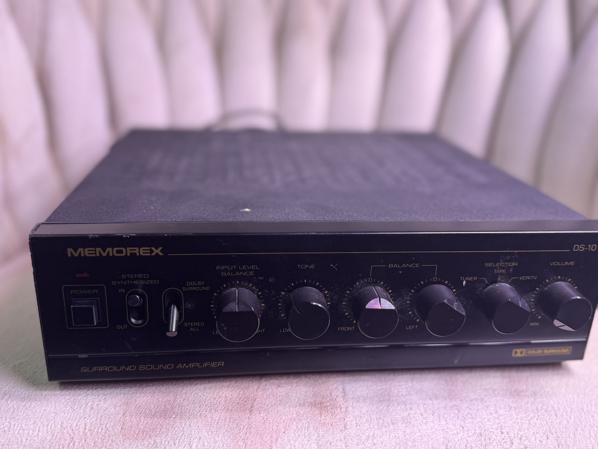 Memorex DS-10 Dolby Surround Sound Amplifier Unit, Works.