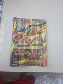 Jumbo Mega M Lucario EX Pokemon Card