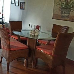 Rattan Wicker Dining Set