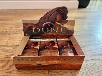 Dune CCG Eye of the Storm — 24 Unopened Booster Packs + Original Display Box