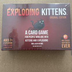EXPLODING KITTENS Original Edition Card Game 2-5 Players Ages 7+ - NEW/SEALED