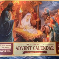 The Jigsaw Puzzle Advent Calendar 1008 Pieces