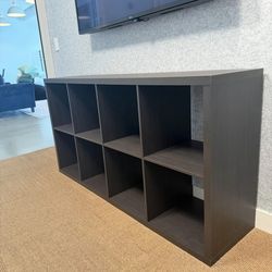 Black Eight Cube Shelf