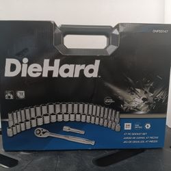 DieHard DHP55147 47 pc Socket Set 3/8" Drive SAE/Metric - 6 Point