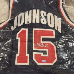 MAGIC JOHNSONS SIGNED AUTO AUTOGRAPHED TEAM USA Mitchell & Ness Authentic Jersey Fanatics Coa Super Rare