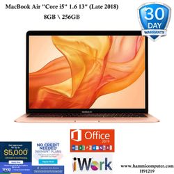 MacBook Air "Core i5" 1.6 13" (Late 2018) 8GB \ 256GB "H91219"